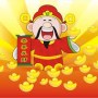 "Cai Shen (财神)" is the Chinese god of money and wealth